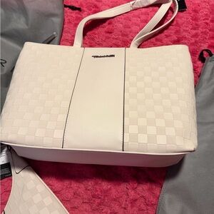 Elegant cream tahari Tote Bag